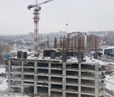 Хід будівництва: Башня ІІ, грудень 2019