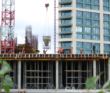 Хід будівництва: Башня II, жовтень 2019